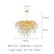 Nordic LED Luxury Crystal Chandelier Lighting for Home Decoration LOFT Kitchen Dining Living Room Hotel Hall Art Indoor Lights|Chandeliers| - Frontier General Hardware