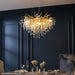 Nordic LED Luxury Crystal Chandelier Lighting for Home Decoration LOFT Kitchen Dining Living Room Hotel Hall Art Indoor Lights|Chandeliers| - Frontier General Hardware