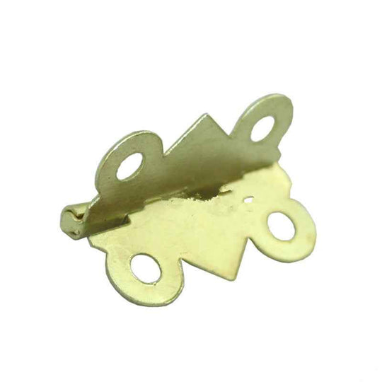 Old Style Hinge,Cabinet Door Hinge 4 Holes Butterfly Antique Yellow Color,Vintage Butterfly Hinge,20*17mm,10pcs|door hinge|butterfly hingecabinet door hinge