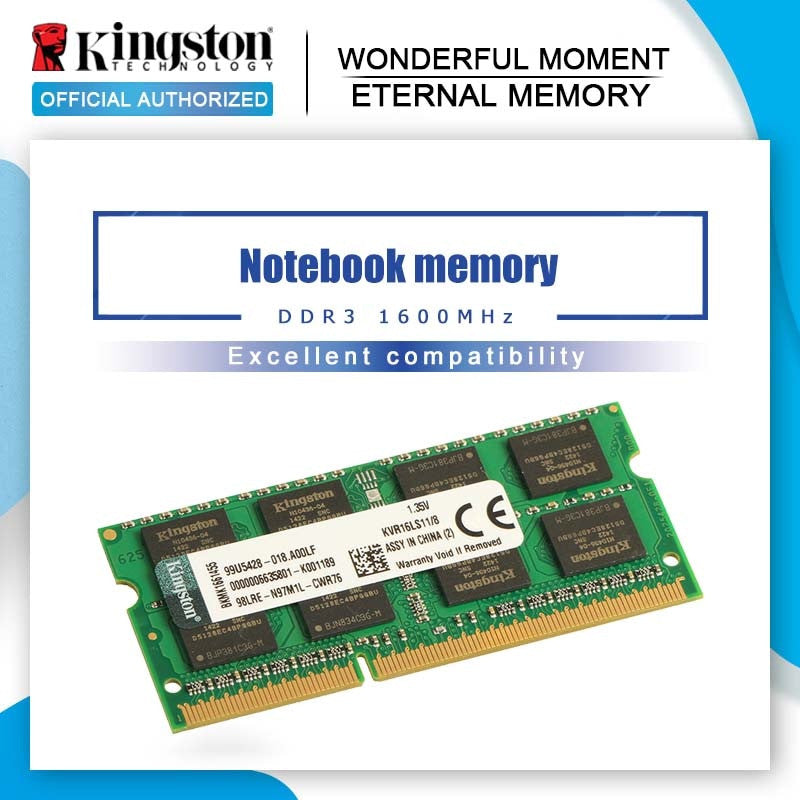 Kingston Memory Intel Gaming Memory DDR3 RAM 8GB 4GB 1600Mhz Notebook memory RAM Memory Sticks|RAMs - Frontier General Hardware
