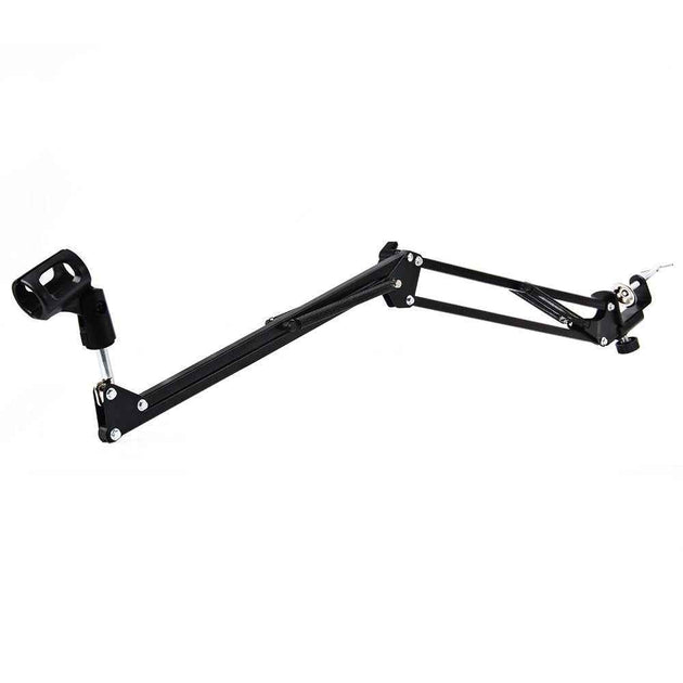 NB 35 Extendable Recording Microphone Metal Suspension Boom Scissor Arm Stand Holder For Mounting On PC Laptop Notebook