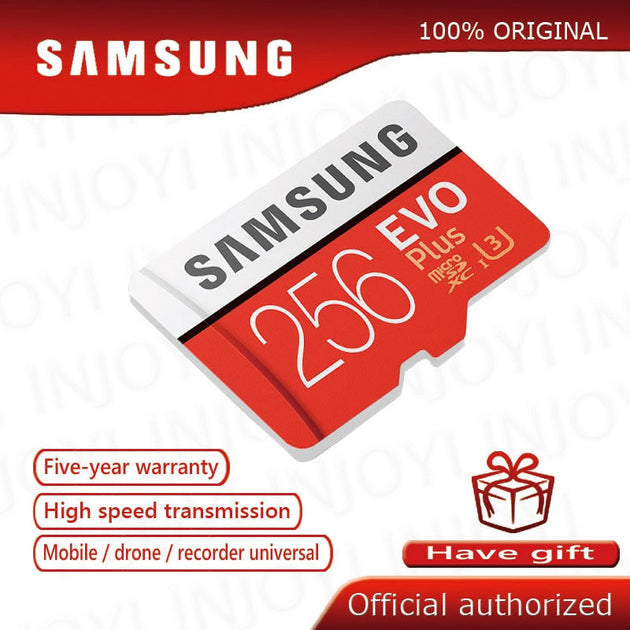 SAMSUNG Micro SD card 32GB Class 10 Memory Card EVO Plus 256GB 128GB 64GB 16GB TF Card - Frontier General Hardware