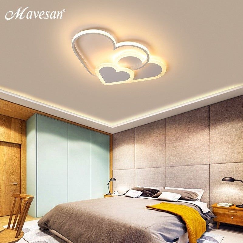 Pink Led Chandelier Light For Girl Bedroom Plafond Acrylic Lighting Lamp Modern New Fixture Lampadario Luminaire Lustres|Chandeliers - Frontier General Hardware