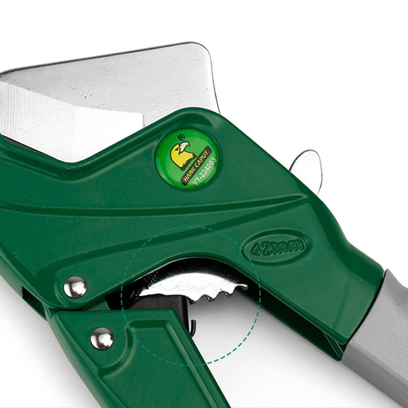 Pipe Cutter PVC/PU/PP/PE Hose Scissors Water Tube Cutter 42mm Ratchet Scissors Hand Plumbing Cutting Tools|Scissors - Frontier General Hardware