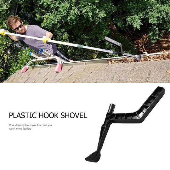 Plastic Gutter Leaf Cleaner Portable Durable Roof Cleaning Tool Spoon Hook Scoop Garden Farm Hand Tools Frontier General Hardware