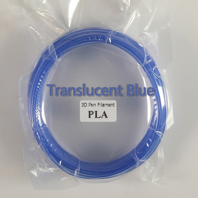 Plastic for 3d Pen 10 Meter PLA 1.75mm 3D Printer Filament Printing Materials Extruder Accessories Parts Transparent White Wood|3D Printing Materials - Frontier General Hardware
