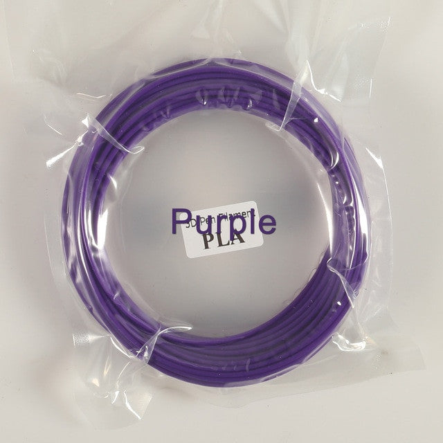 Plastic for 3d Pen 10 Meter PLA 1.75mm 3D Printer Filament Printing Materials Extruder Accessories Parts Transparent White Wood|3D Printing Materials - Frontier General Hardware