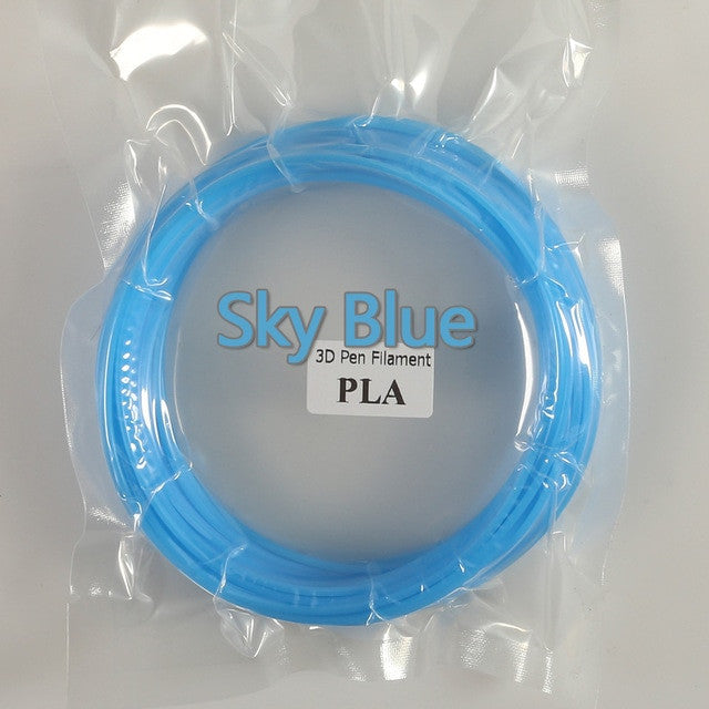 Plastic for 3d Pen 10 Meter PLA 1.75mm 3D Printer Filament Printing Materials Extruder Accessories Parts Transparent White Wood|3D Printing Materials - Frontier General Hardware