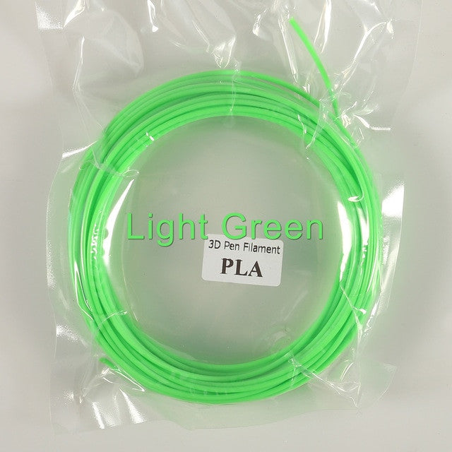Plastic for 3d Pen 10 Meter PLA 1.75mm 3D Printer Filament Printing Materials Extruder Accessories Parts Transparent White Wood|3D Printing Materials - Frontier General Hardware