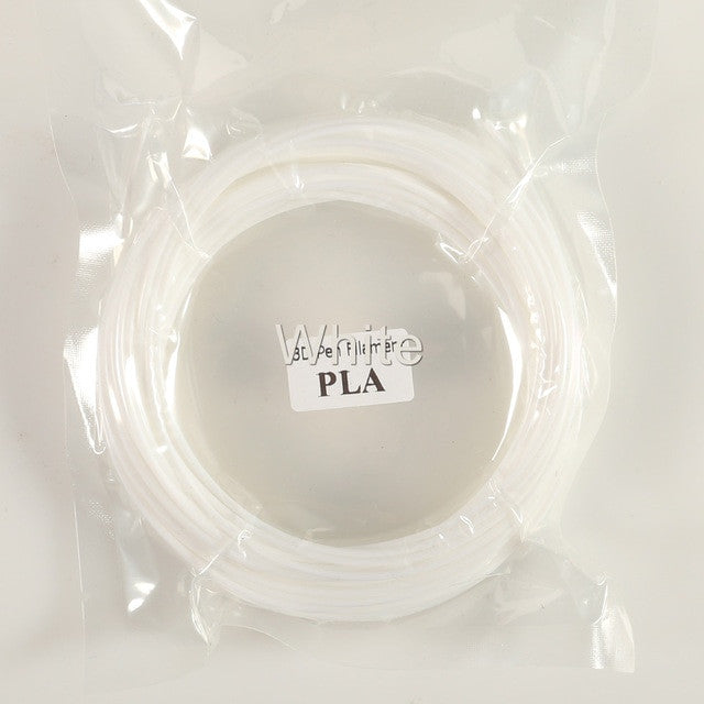 Plastic for 3d Pen 10 Meter PLA 1.75mm 3D Printer Filament Printing Materials Extruder Accessories Parts Transparent White Wood|3D Printing Materials - Frontier General Hardware