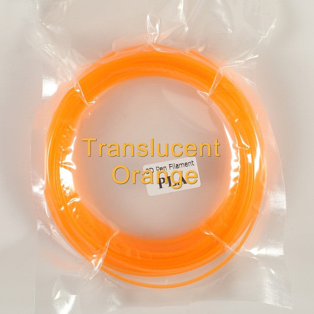 Plastic for 3d Pen 10 Meter PLA 1.75mm 3D Printer Filament Printing Materials Extruder Accessories Parts Transparent White Wood|3D Printing Materials - Frontier General Hardware