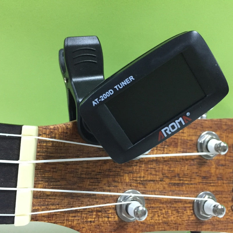 Professional Guitar Tuner Universal Clip On with Digital Chromatic LCD for Acoustic Guitar Bass Ukulele Violin Tuning Tuner|Guitar Parts & Accessories - Frontier General Hardware