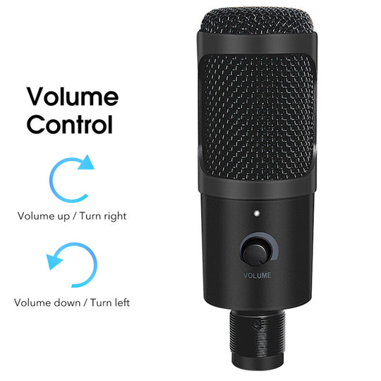 USB Condenser Microphone for PC and Laptop Plug and Play USB Mic for Streaming Gaming YouTube Recording Studio Podcast Frontier General Hardware