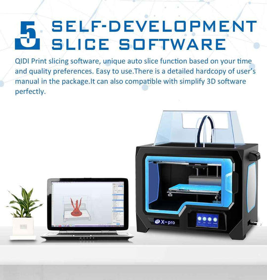 QIDI TECH Dual Extruder X Pro 3D Printe with WiFi print with ABS,PLA,TPU|3D Printers