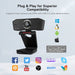 Redragon Gw800 Apex USB HD Webcam With Autofocus, Light Correction, And Dual MEMS Microphones Frontier General Hardware