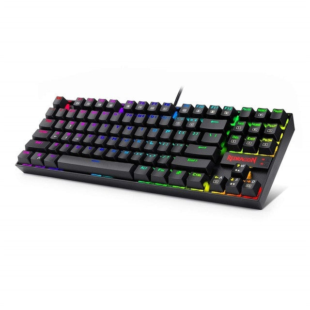 Redragon K552 KUMARA Mechanical Gaming Keyboard 87 Keys Red Backlit Gamer Keyboard|mechanical keyboard|keyboard for gamers87 keys - Frontier General Hardware