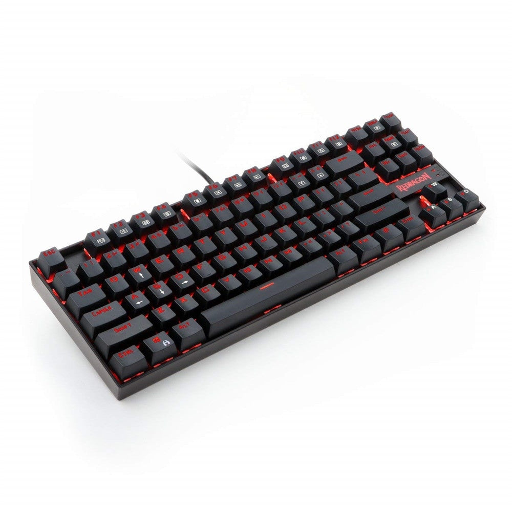 Redragon K552 KUMARA Mechanical Gaming Keyboard 87 Keys Red Backlit Gamer Keyboard|mechanical keyboard|keyboard for gamers87 keys - Frontier General Hardware