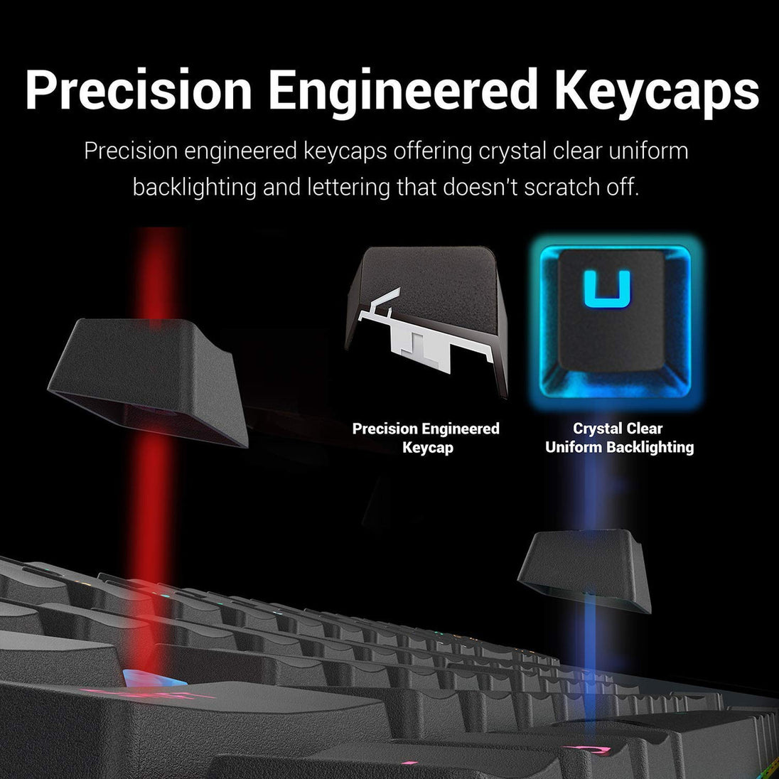 Redragon K552 KUMARA Mechanical Gaming Keyboard 87 Keys Red Backlit Gamer Keyboard|mechanical keyboard|keyboard for gamers87 keys - Frontier General Hardware