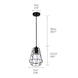 Retro loft industrial iron hanging lights E27 110V 220V LED black pendant lamps for kitchen living room bedroom aisle restaurant|Pendant Lights - Frontier General Hardware