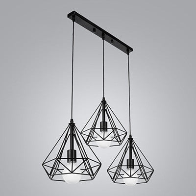 Retro loft industrial iron hanging lights E27 110V 220V LED black pendant lamps for kitchen living room bedroom aisle restaurant|Pendant Lights - Frontier General Hardware