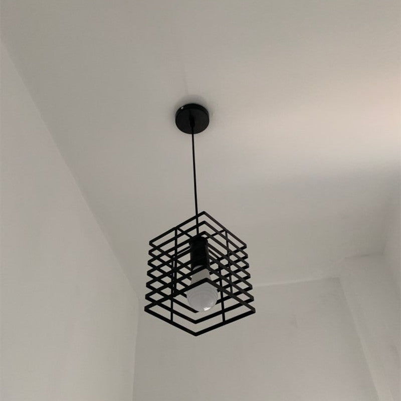 Retro loft industrial iron hanging lights E27 110V 220V LED black pendant lamps for kitchen living room bedroom aisle restaurant|Pendant Lights - Frontier General Hardware