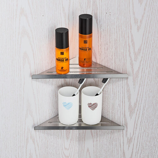 Rozin SUS 304 Stainless Steel Bathroom Hardware Set Brushed Nickel Includes Toothbrush Holder Paper Holder Towel Bar Frontier General Hardware