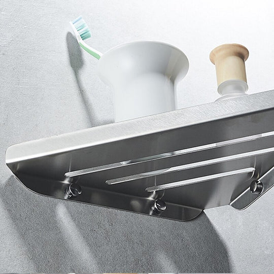 Rozin SUS 304 Stainless Steel Bathroom Hardware Set Brushed Nickel Includes Toothbrush Holder Paper Holder Towel Bar Frontier General Hardware