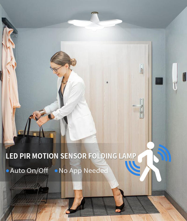 28W E27 LED Motion Sensor Bulb With PIR Sensor Light Auto On Off Night Light For Home Parking Lighting 110V 220V Frontier General Hardware