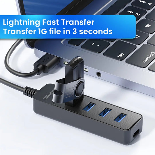 USB 3 0 4 Port Multi USB Splitter Hub USB Hub 2 0 Type C Hub High Speed For Computer Accessories Frontier General Hardware