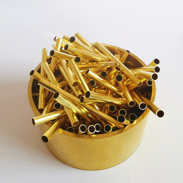 500mm Yellow Brass Capillary Tube Hollow Pipe Industrial Grade OD 8 8.5 9 9.5 10mm ID 4 5 6 8 9 9.5mm Frontier General Hardware