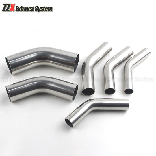 45° Stainless Steel Elbow Pipe 16-38mm Outer Diameter Welding Water Air Tube with Double Side Extended 50mm for Plumbing And Pne Frontier General Hardware