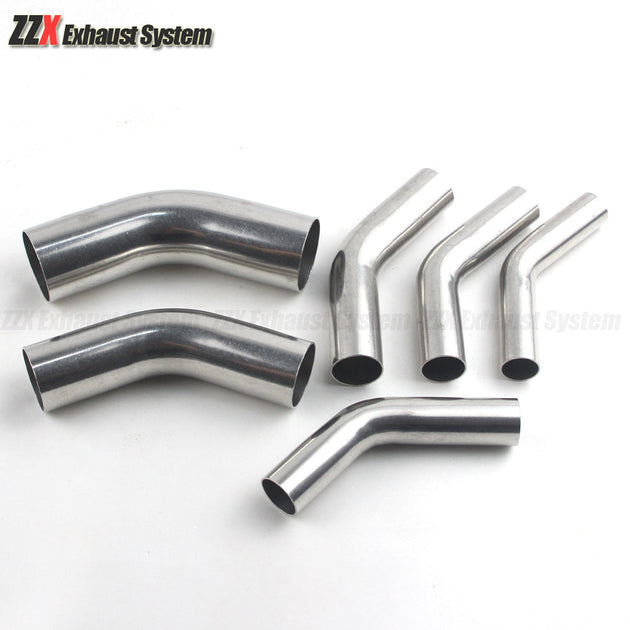 45° Stainless Steel Elbow Pipe 16-38mm Outer Diameter Welding Water Air Tube with Double Side Extended 50mm for Plumbing And Pne Frontier General Hardware