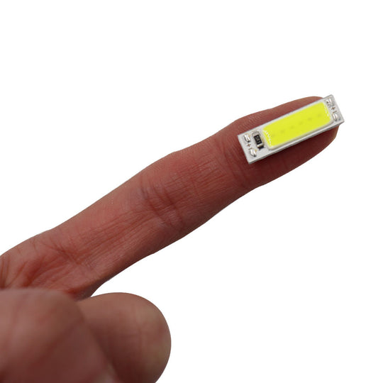 5 Pack 25x7mm COB LED Chips 1W 3V 3.7V Warm White 3000K Cold White 6000K For DIY Lighting Frontier General Hardware