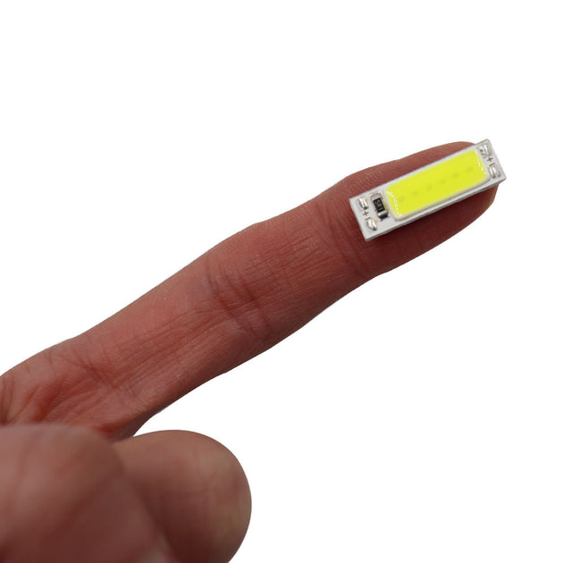 5 Pack 25x7mm COB LED Chips 1W 3V 3.7V Warm White 3000K Cold White 6000K For DIY Lighting Frontier General Hardware