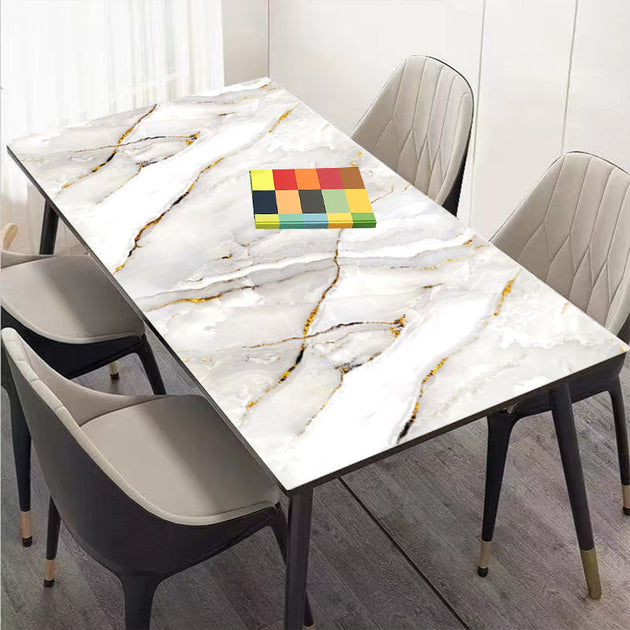 Marble Pattern Self Adhesive Wallpaper For Home Decoration Dining Room Kitchen Living Room Wall Oil Resistant Sticker Frontier General Hardware