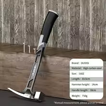 Multifunction Claw Hammer Magnetic for Non-slip Shockproof Steel Hammer Hand Tool Automatic Woodworking Nail Suction Hammer
