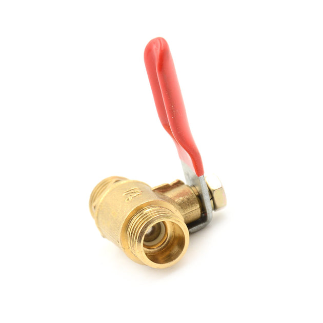 G Quarter Inch Pipe Male To Male Brass Ball Valve Hose Connector Switch Full Port Brass Body Lever Handle Frontier General Hardware