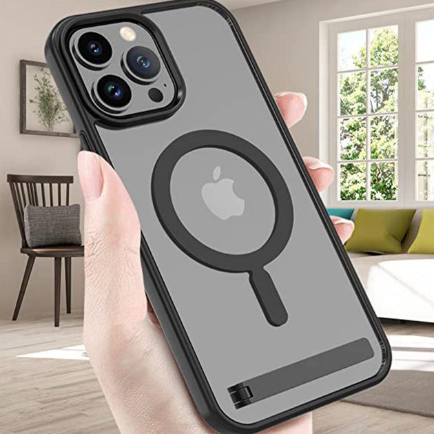 Magnetic Phone Case With Stand For iPhone 16 14 Plus 15 13 Pro Max 12 11 Protective Apple Cover With Kickstand Frontier General Hardware