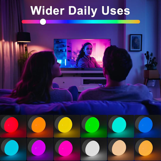 Rechargeable USB Light Bulbs With Remote And E12 Base Battery Operated 2200mAh Detachable 3 Color Temperatures Timer Frontier General Hardware