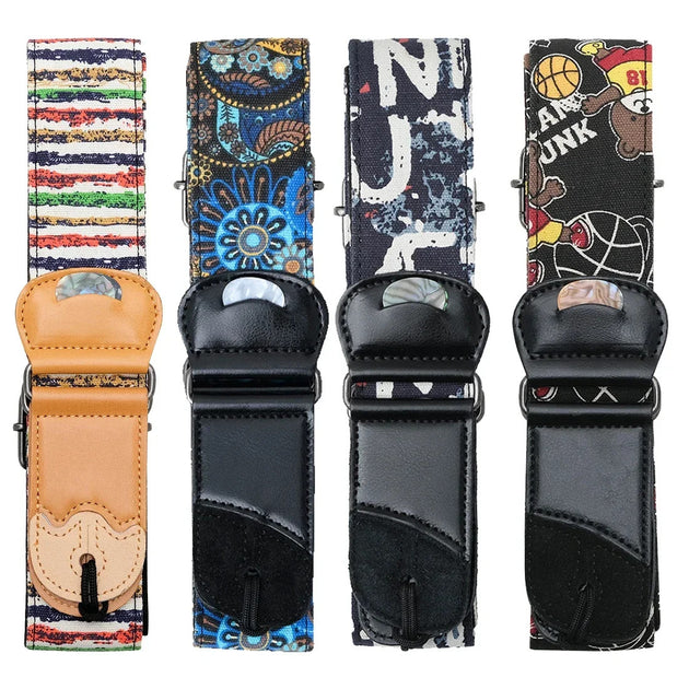 Electric Guitar Strap Premium With Pick Universal Fit For Acoustic Electric Bass Ukulele Banjo Mandolin Accessories Frontier General Hardware