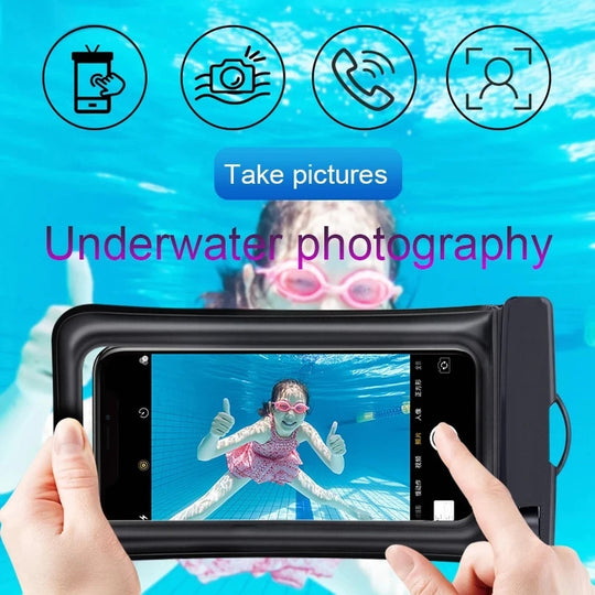 IP68 Universal Waterproof Phone Case Bag for iPhone 16 15 14 13 12 Pro Max X Xiaomi Samsung S24 Ultra Swim Cover Frontier General Hardware