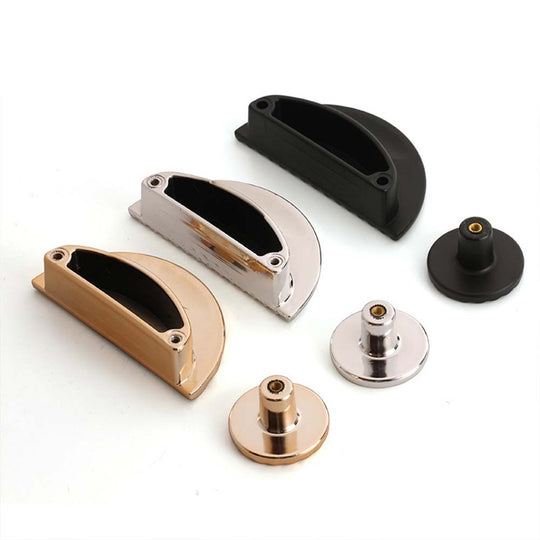 Nordic Light Luxury Gold Cabinet Single Hole Round Handle Electroplating Gold Drawer Cabinet Door Wardrobe Plastic Dresser Knobs Frontier General Hardware