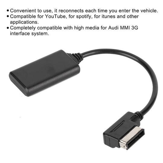 AMI MMI MDI Wireless Aux compatible Adapter Auto Cable for AUDI R7 S5 A6 L A8L A4L Audio Cable for AMI MDI MMI after 2010 years Frontier General Hardware