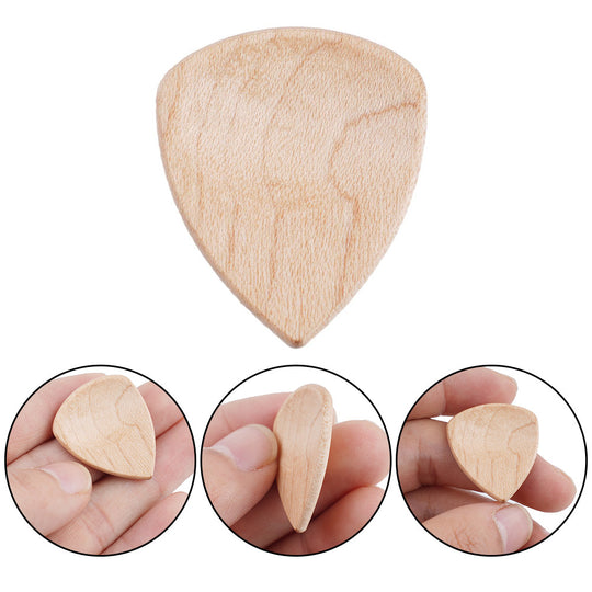 Wooden Acoustic Guitar Picks Plectrums 0.58 To 1.5mm Thickness Red Sandalwood Rosewood Heart Shape Set Frontier General Hardware