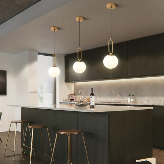 Modern LED Pendant Light E27 Iron Gold Black Metal Cage Hanging Lamp For Living Room Ceiling Decor Frontier General Hardware