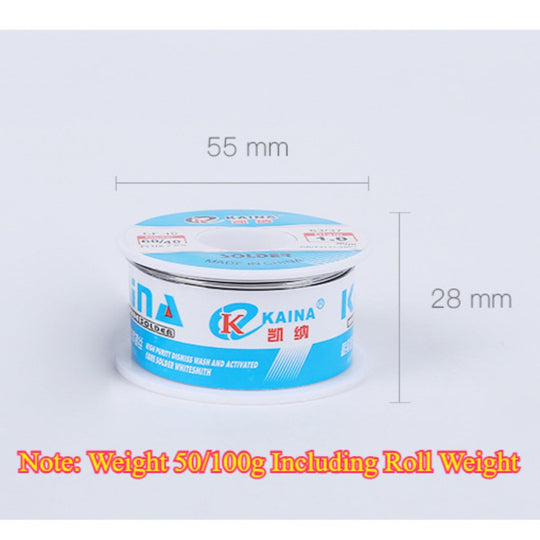CF10 Solder Wire Tin 50 Or 100g Rosin Core Flux Two Percent Reel Tube For Electronics And Repair Projects Frontier General Hardware