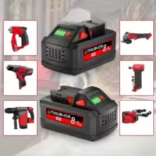 Milwaukee M18 Battery M18B6 18V XC 8000mAh Li-ion Battery 48-11-1860 2604-22 2604-20 Rechargeable battery