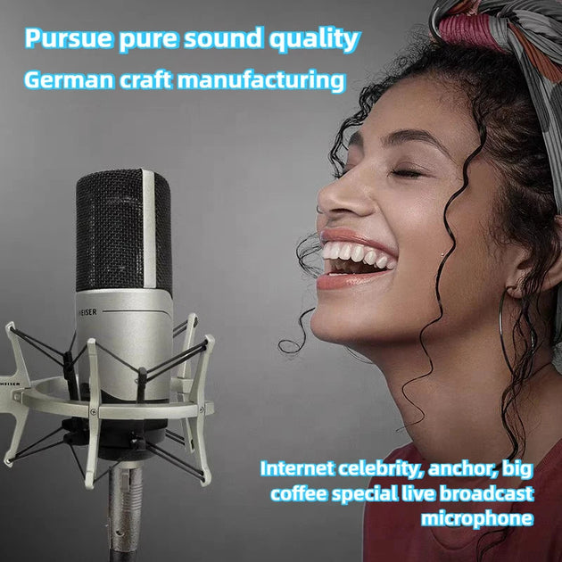 Sennheiser MK4 Condenser Microphone For Live Streaming Studio Recording Vocals And Karaoke Frontier General Hardware