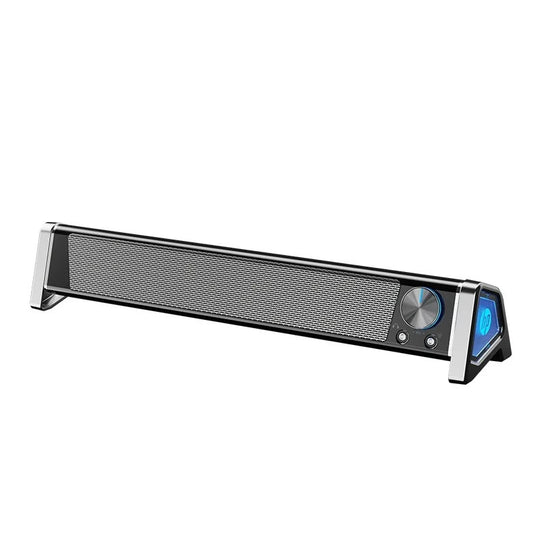 HP Wired Bluetooth Speaker For Desktop Computer Home Use Bass Cannon Sound Box Plastic No Display App Control Frontier General Hardware