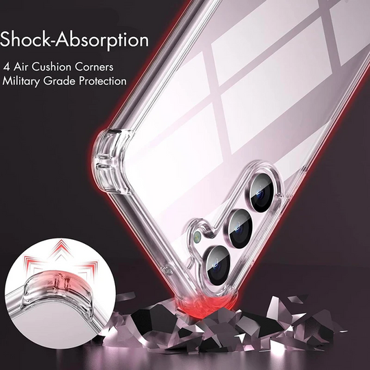 Hybrid Shockproof Clear Case For Samsung Galaxy S25 S24 S23 S21 FE S22 Plus Ultra And A56 A36 A54 A34 A53 A33 Frontier General Hardware